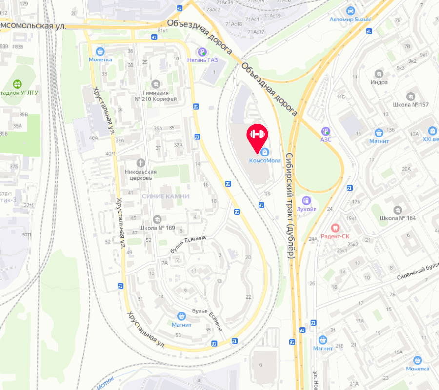 Дублер Сибирского тракта, 2 |  - Контакты